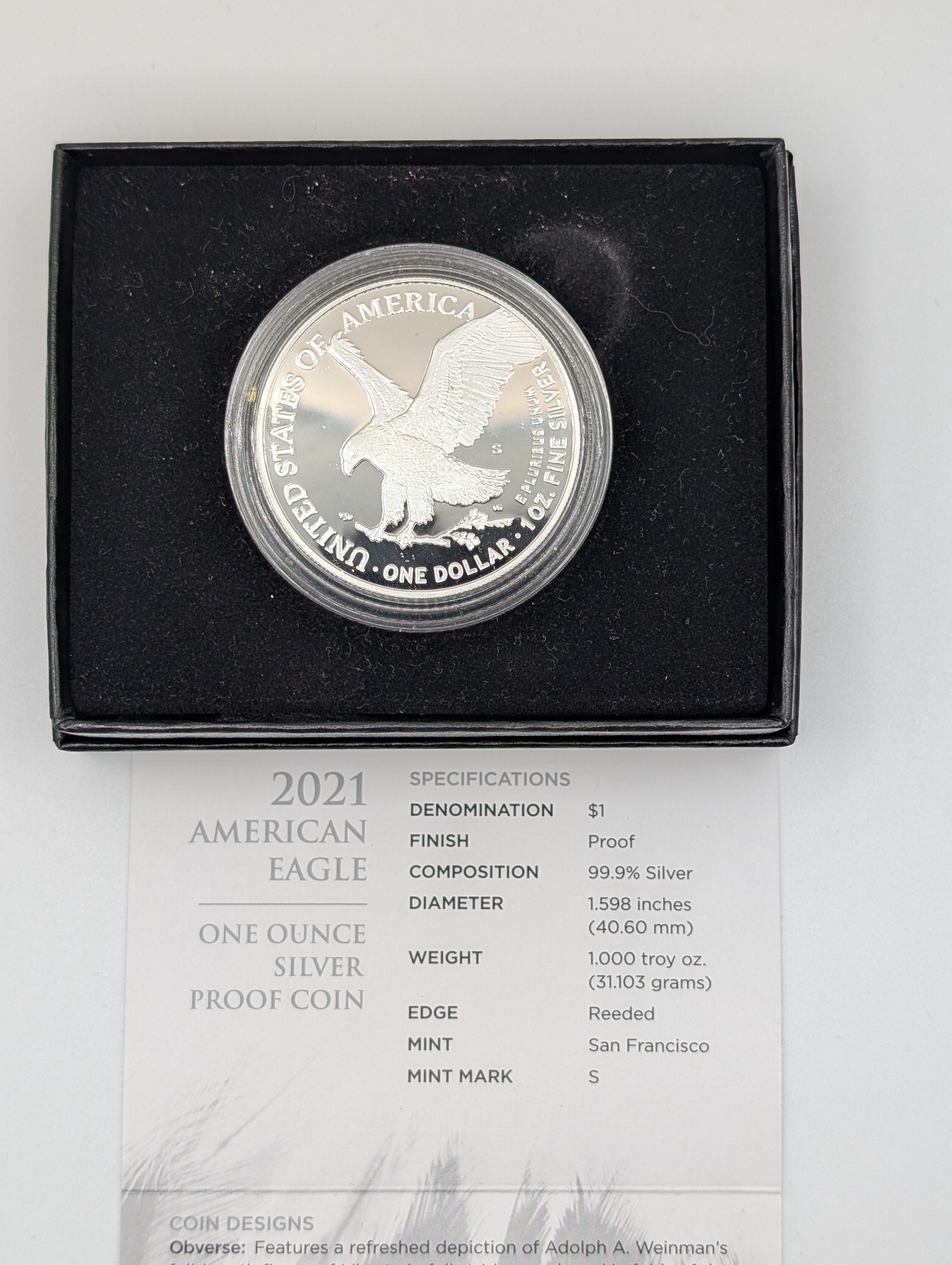 2021-S American Silver Eagle (OGP)