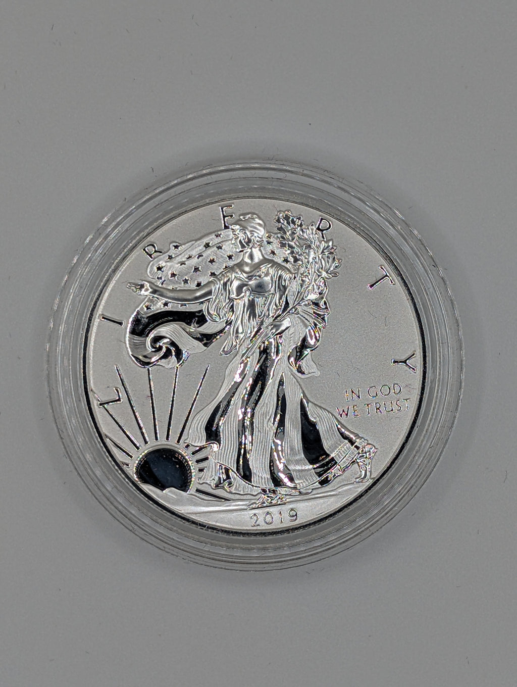 2019-S American Silver Eagle — Enhanced Reverse Proof (OGP)