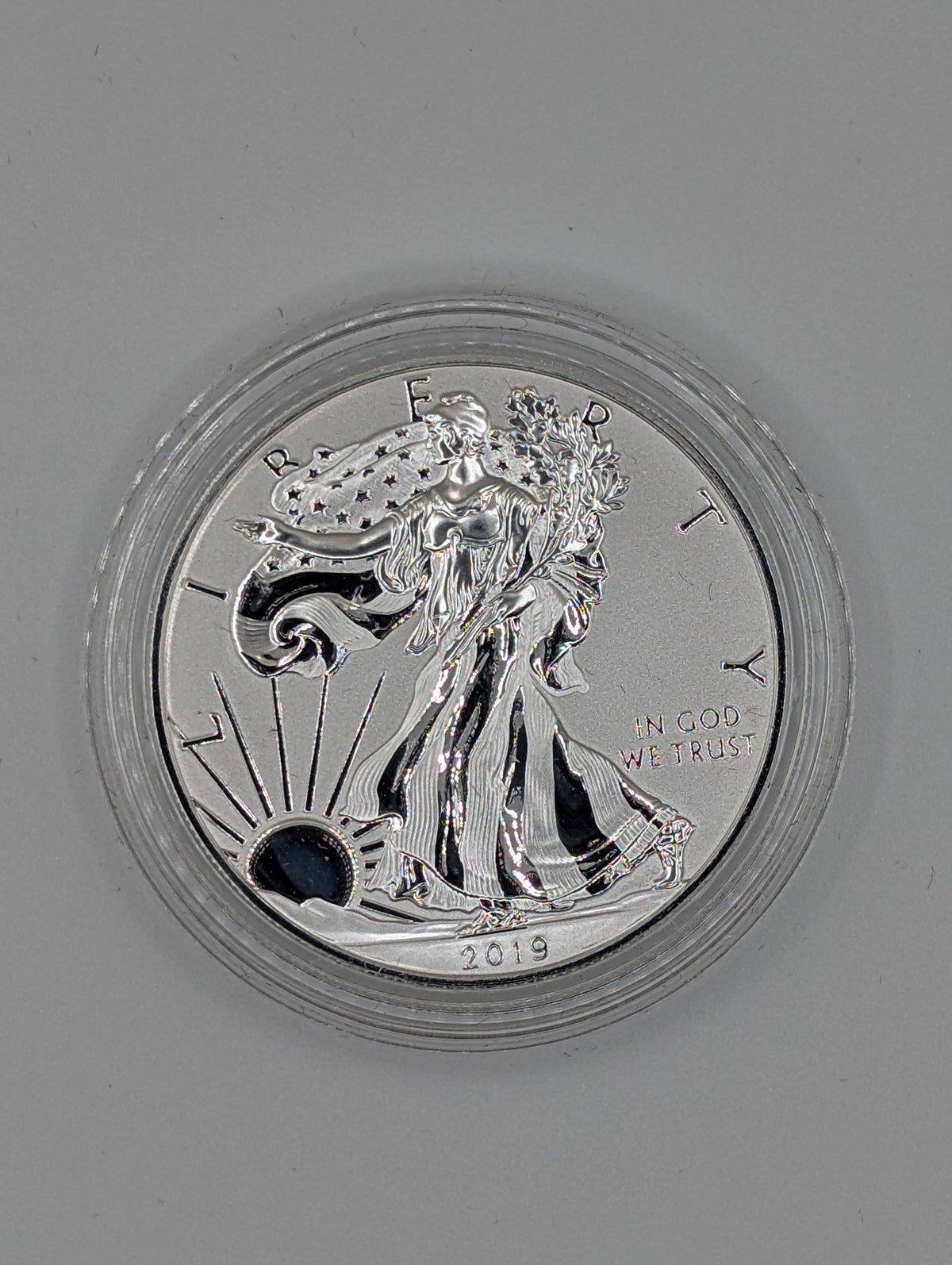 2019-S American Silver Eagle — Enhanced Reverse Proof (OGP)