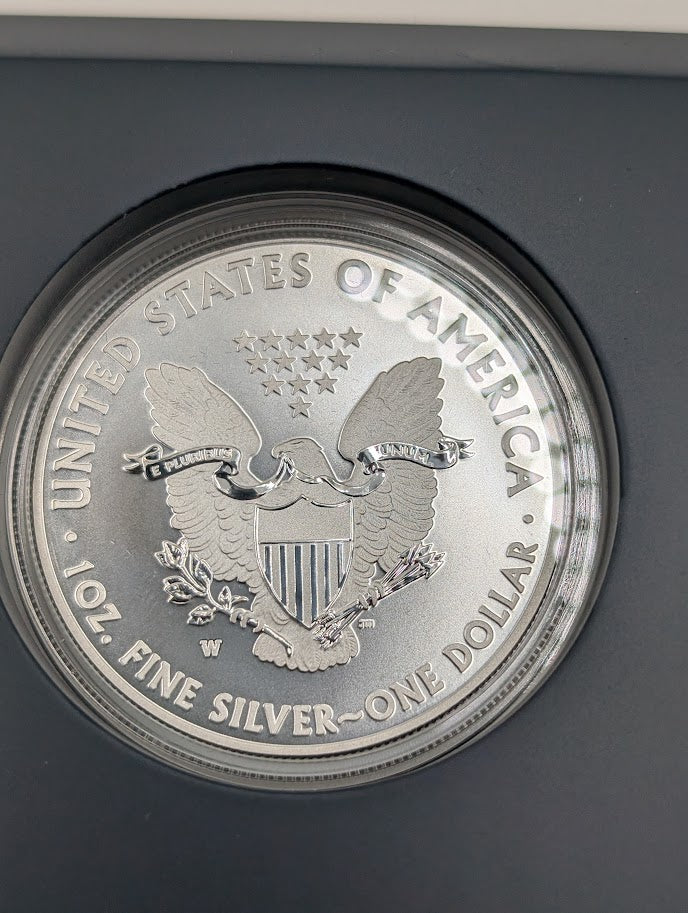 2013-W American Silver Eagle 2-Coin Set — Enhanced Reverse Proof & Uncirculated Coin (OGP)