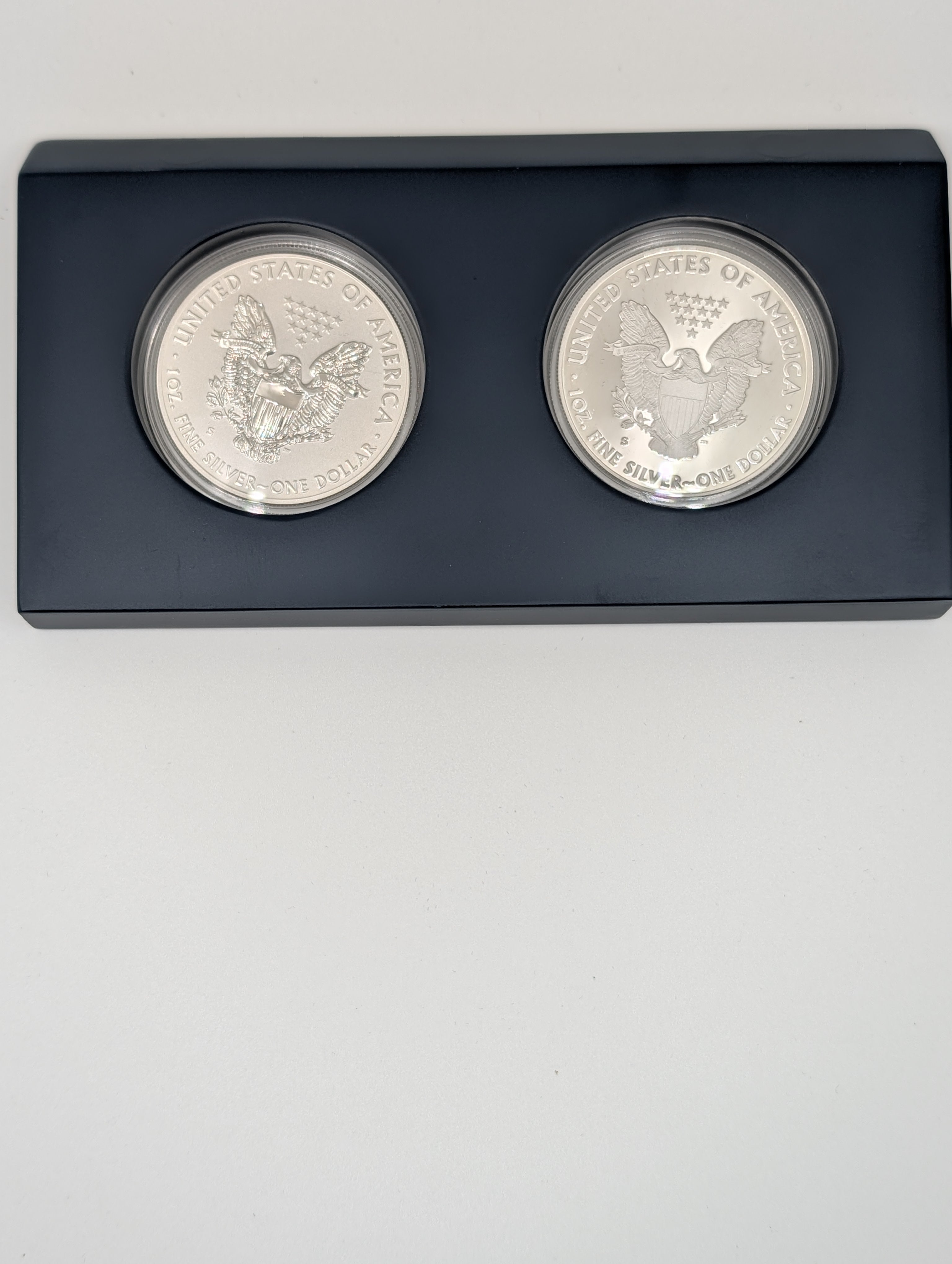 2012-S American Silver Eagle — San Francisco Reverse Proof & Proof (OGP) 2-Coin Set