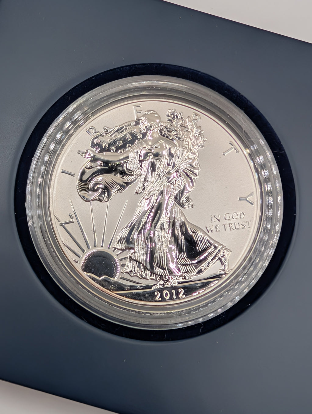 2012-S American Silver Eagle — San Francisco Reverse Proof & Proof (OGP) 2-Coin Set